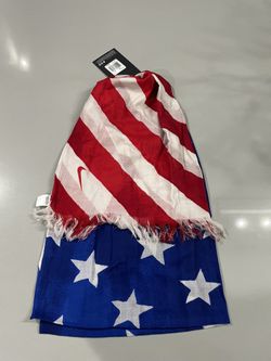 NEW!! Nike USA Stars & Stripes America 100% Wool Scarf Red White Blue $125 MSRP  Brand new 100% authentic! Check out photos for further details and fe