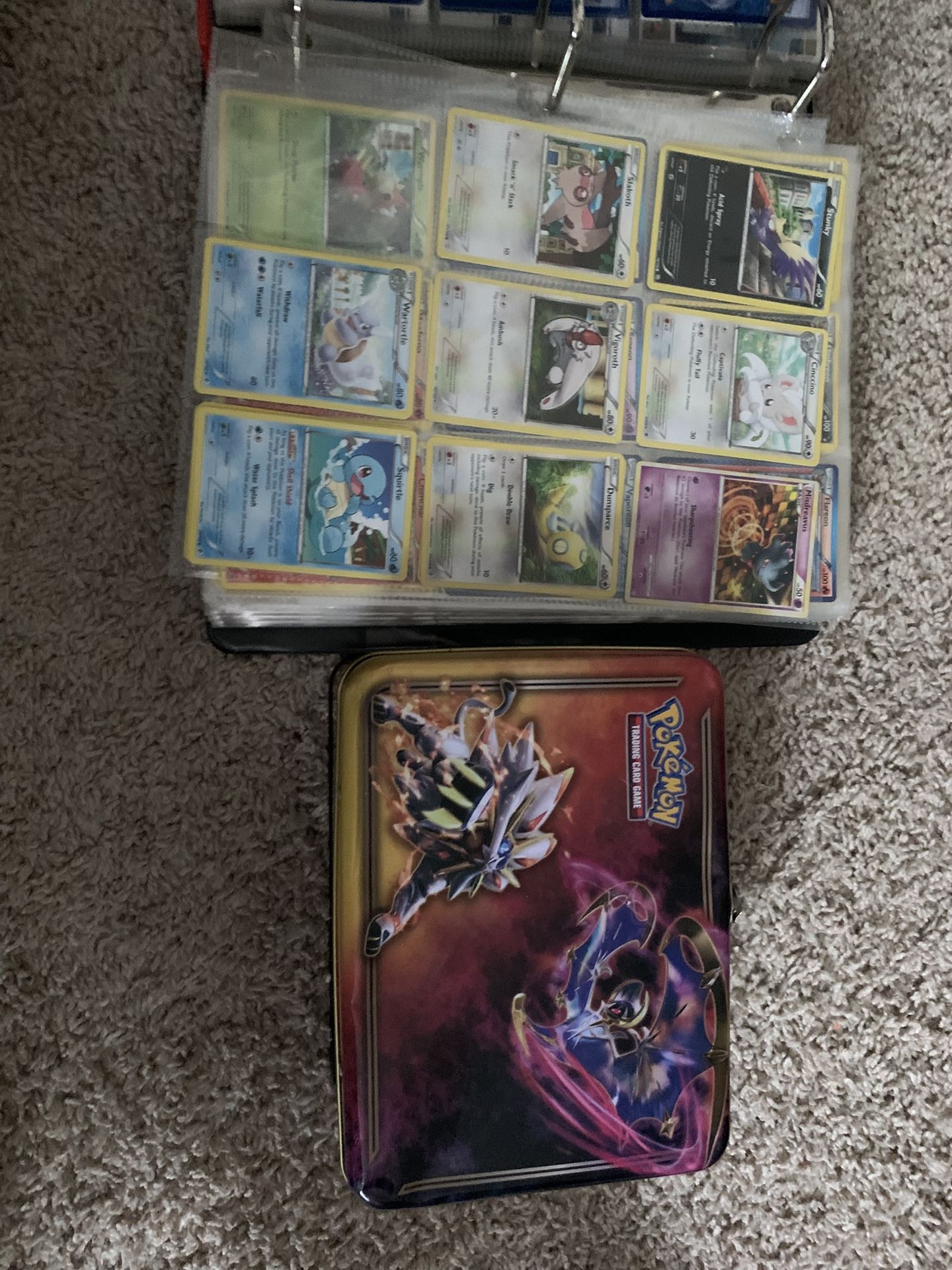 1000+ Pokémon Cards In Binder And Lunch Box