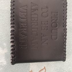 U.S Veteran Leather Wallet 