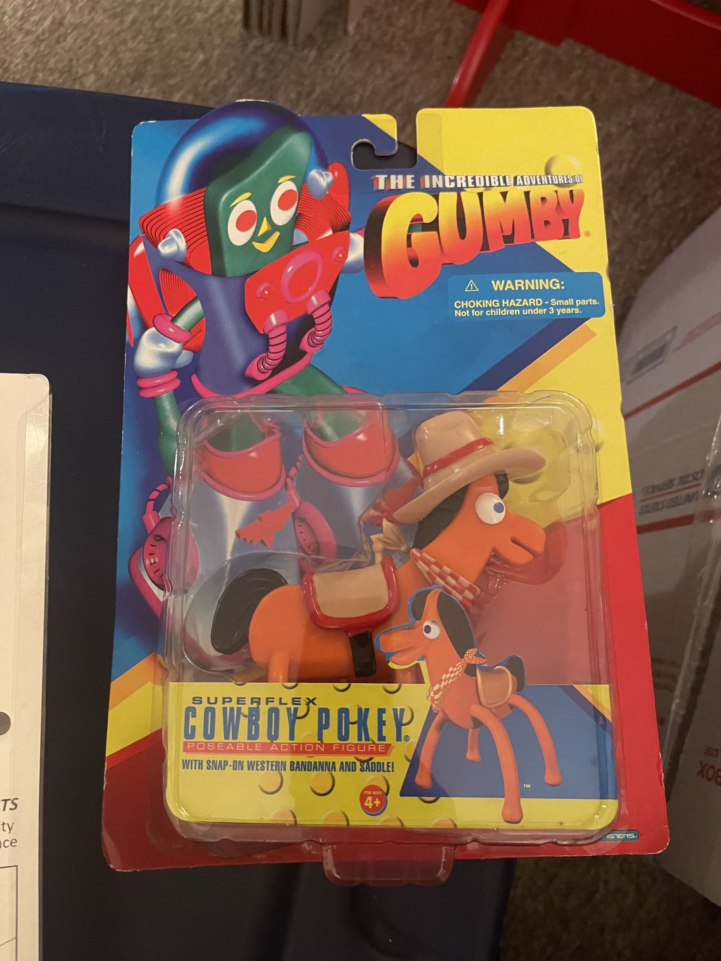 The Incredible Adventures Of Gumby Super flex Cowboy Pokey