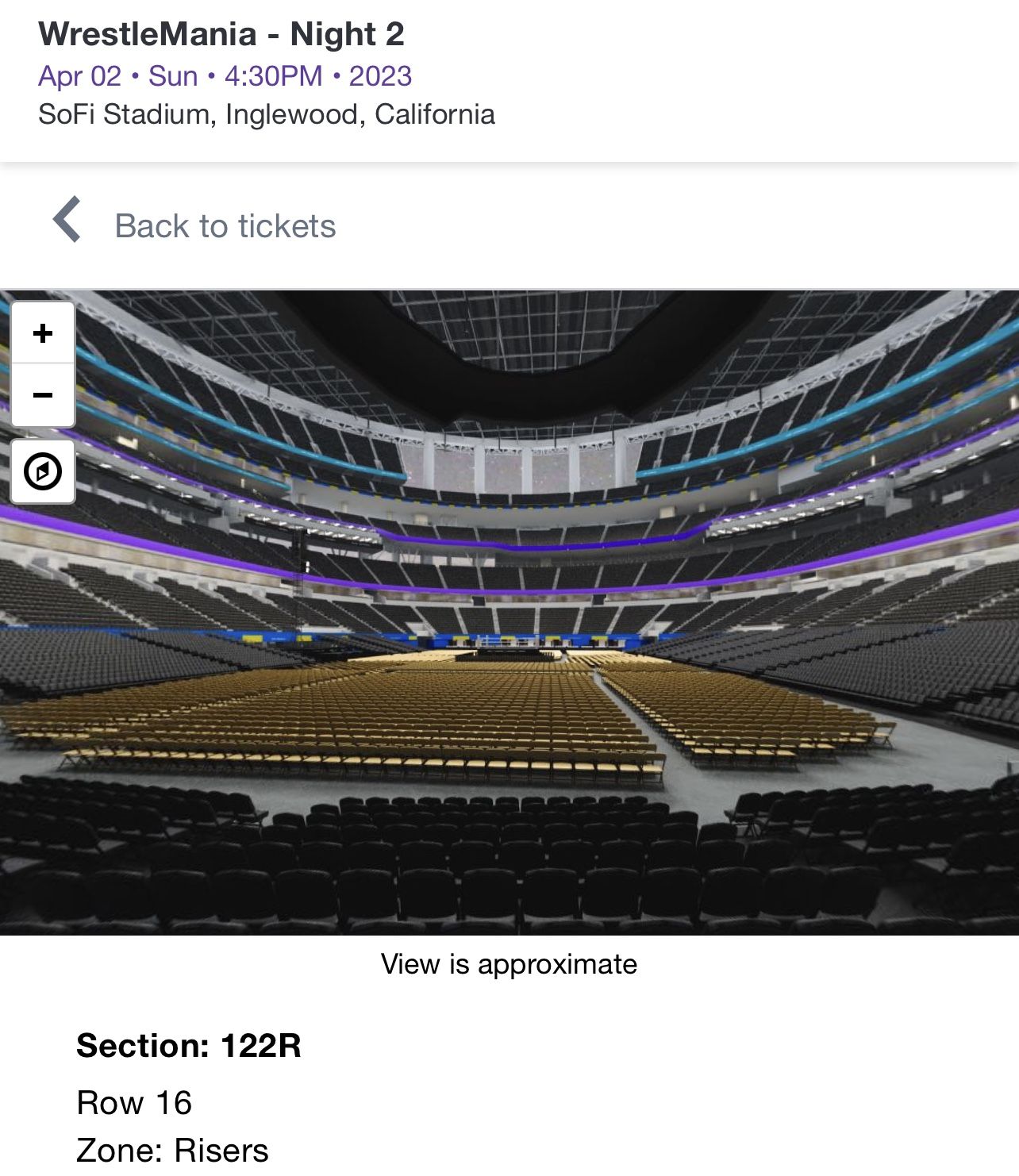 Wrestlemania 30 Seating Chart