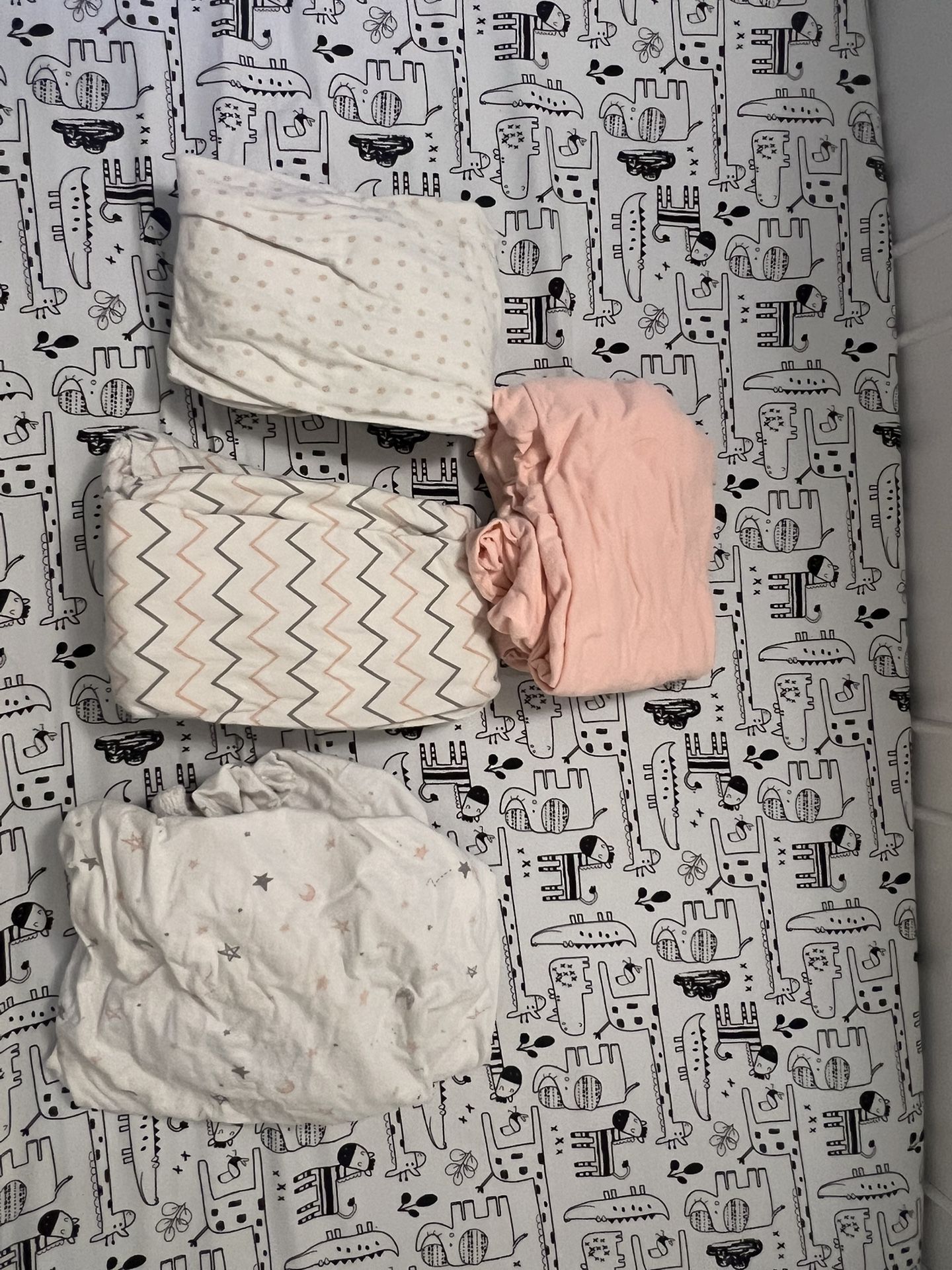 Girls Standard Size Crib Sheets