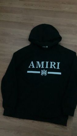 men’s Black logo hoodie