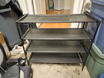 Fabric shoe rack