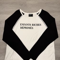 Enfants Riches Déprimés Long Sleeve Black/White