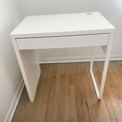 White ikea desk