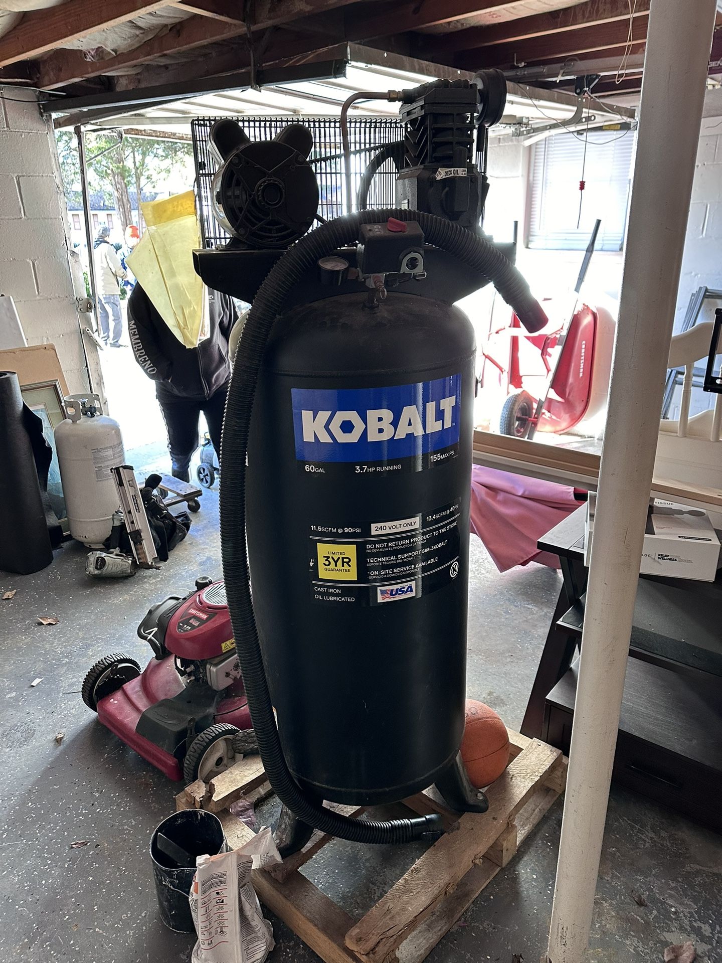 Kobalt 155 PSI compressor