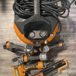 Ridgid Compressor Combo w Guns