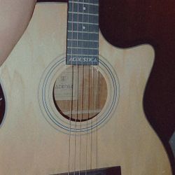 Guitarra Acústica Con Cover