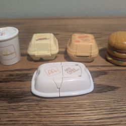 Vintage 1987 McDonalds Changeables Happy Meal Toys Set of 5