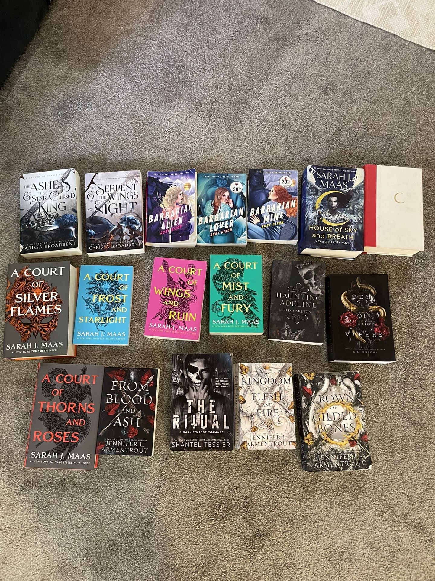 Fantasy Books, ACOTAR, Crescent City, From Blood And Ash, And More!