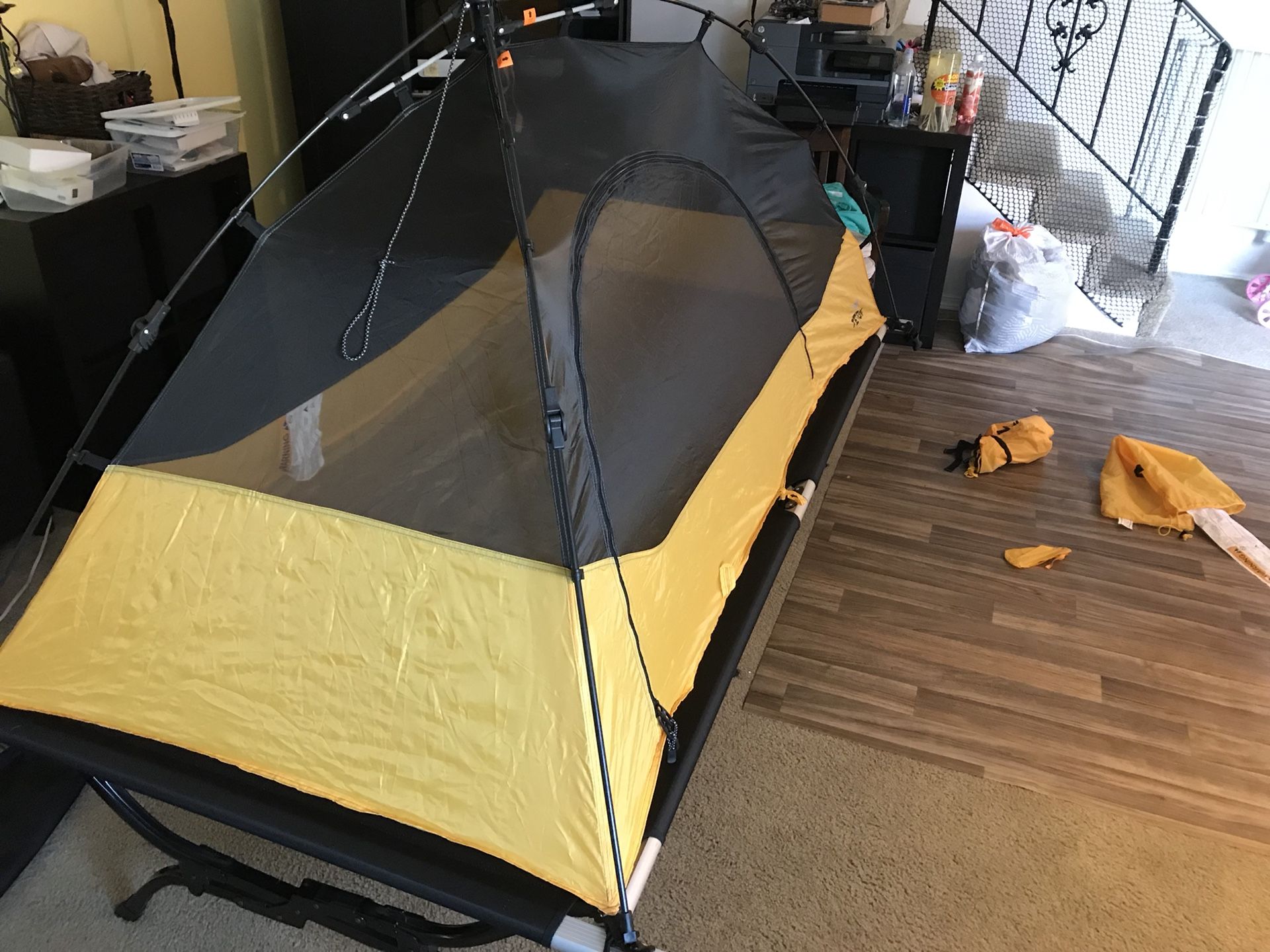 Teton XXL camping cot with tent for Sale in Portland, OR OfferUp