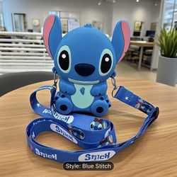 Disney Stitch Crossbody Bag - Official Stitch Purse with Adjustable Strap, Zipper Closure, Lightweig