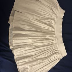 White Lululemon Mini Skirt