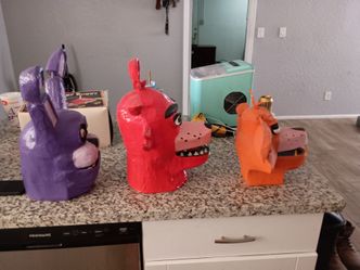 Five nights at Freddy's decor heads