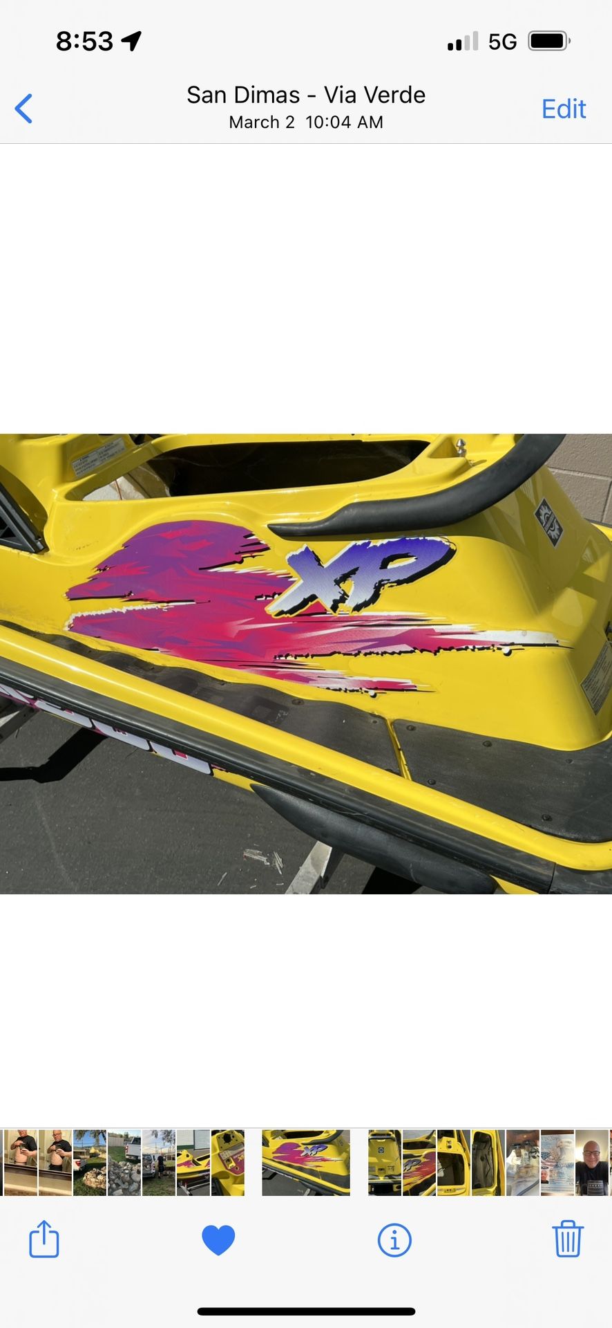 1996 Seadoo XP 800 X4 Hull