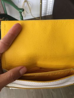 Coach soft leather wallet