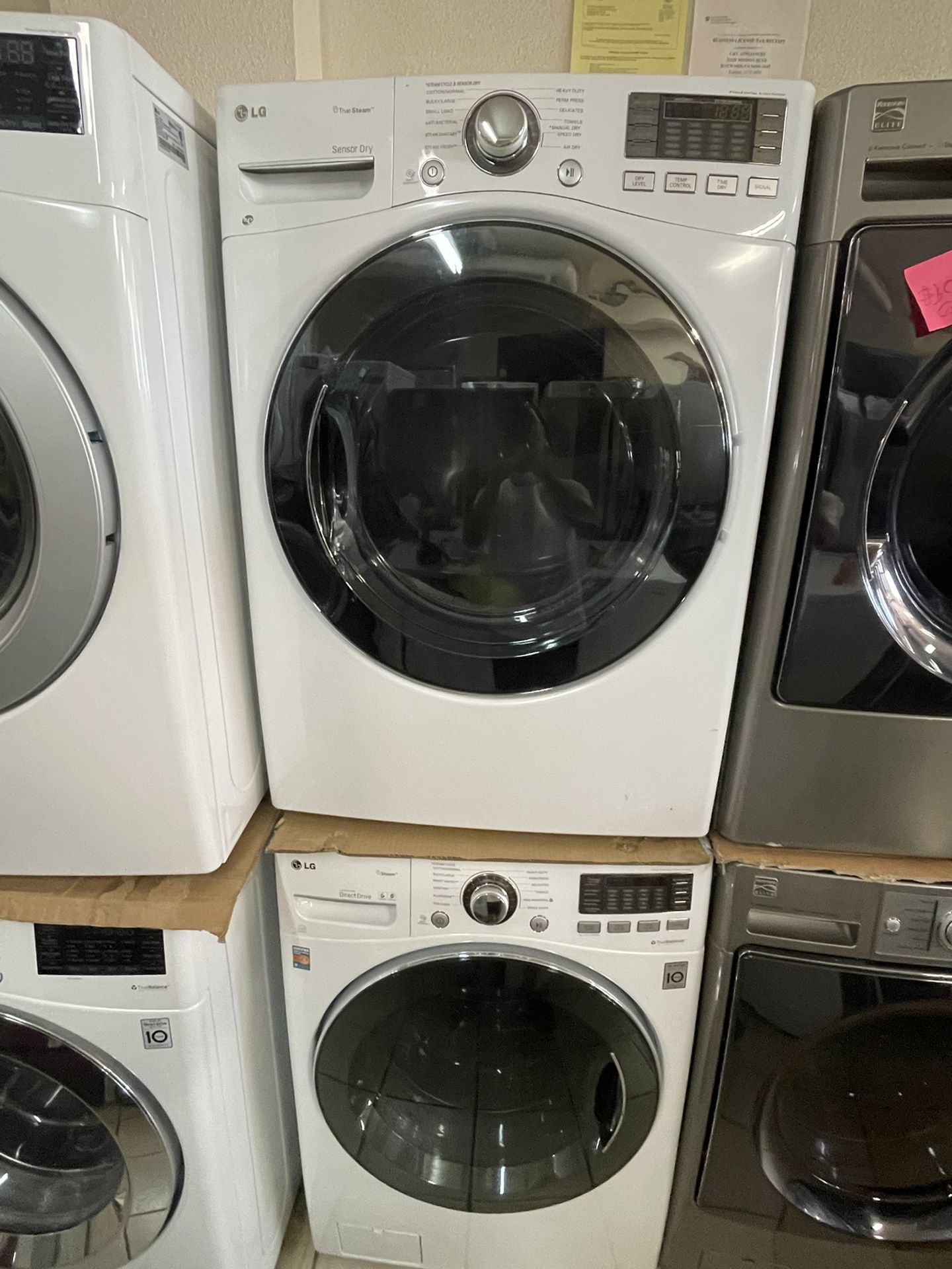 Lg TrueSteam Washer And TrueSteam Electric