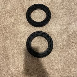 9" by 2.25" airless tires 