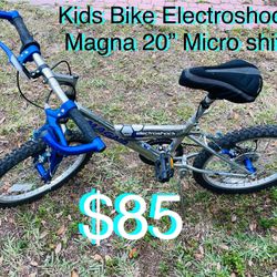 $85 Kids Bike 20”Magna Electroshock Micro shift in good condition