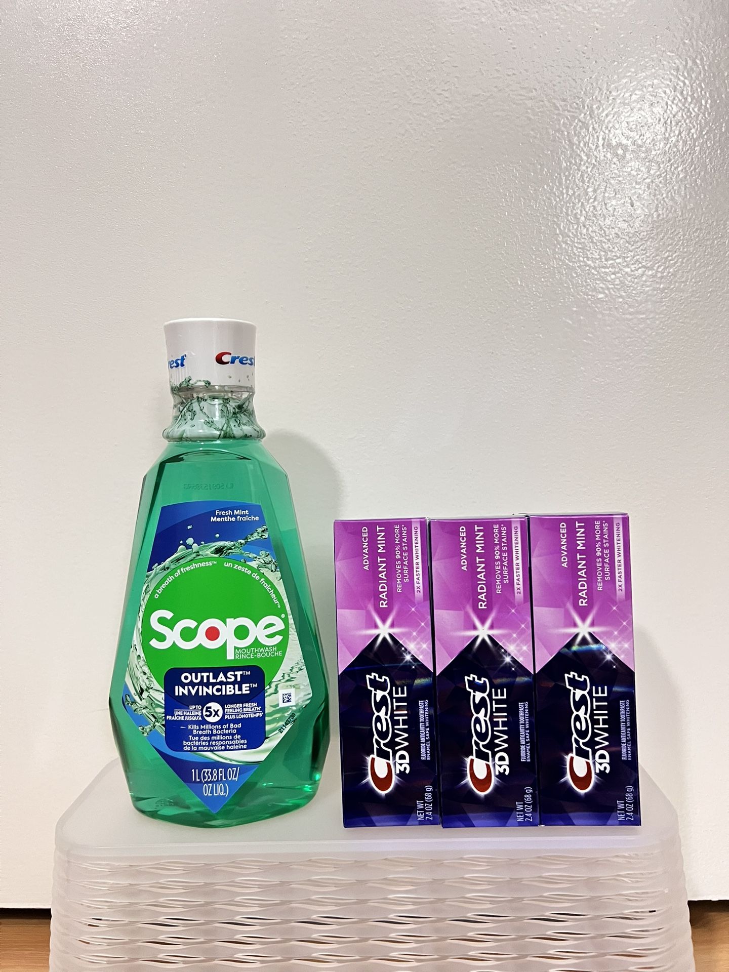 Scope Crest Toothpaste Bundle