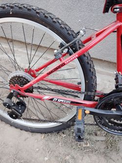 Red 21-Speed Mountain Bike Shimano Equipped
