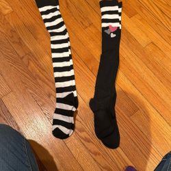New 2 Sets Of Thigh High Socks, Stockings