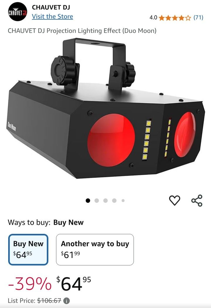 CHAUVET DJ Projection Duo Moon