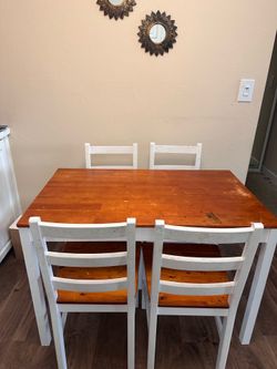 Walmart Dining table and chairs