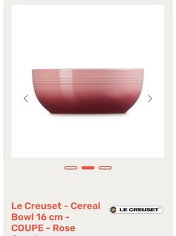 Le Creuset Coupe Cereal Bowl in Rose Quartz