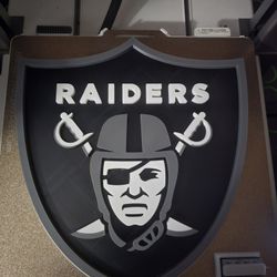 Raiders Plaque 