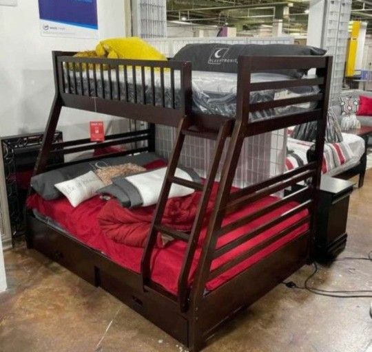 Bunk Bed Twin /Full Size Bed Frame
