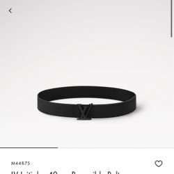 Louis Vuitton LV Initiales Belt Black