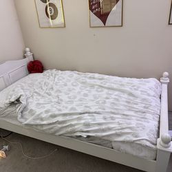 Bed Frame and Twin Mattress