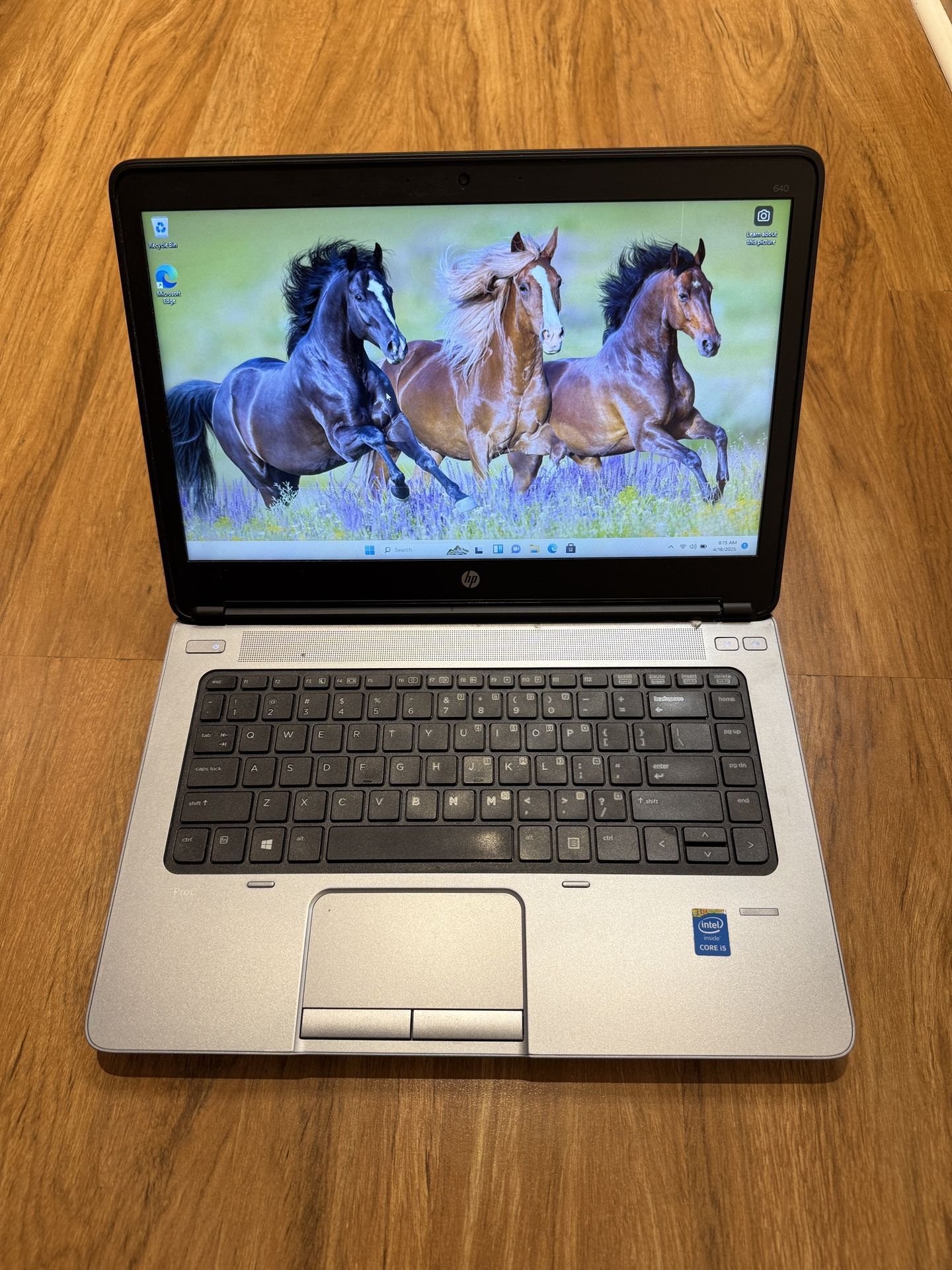 HP ProBook 640 G1 Core i5 4th gen 8GB Ram 128GB SSD Windows 11 Pro 15” HD Screen Laptop with charger in Excellent Working condition!!!! Specification