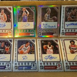 8 Card 2023-24 Optic Signature Series Cards. 