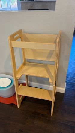 Toddler Tower with Chalkboard