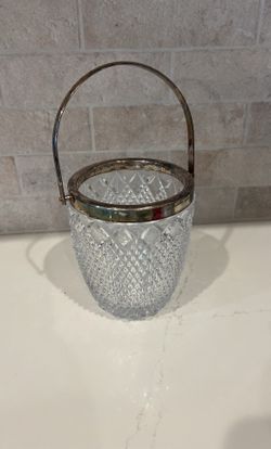 Antique Crystal Vase 