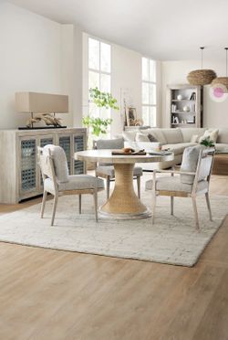 Wicker Pedestal Dining Table With 4 Chairs