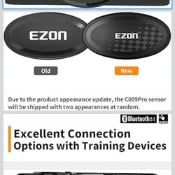 EZON Heart Rate Monitor Chest Strap C009Pro,ANT+& Bluetooth 5.1 Dual Protocol,Up to 400H Battery Life,Compatible with Polar/Strava/Wahoo/Peloton,Ideal
