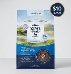 Ziwi Peak Steam & Dried Dog Food 3.3lb