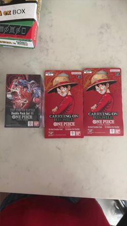 One Piece OP-13 and Double Pack Set 11
