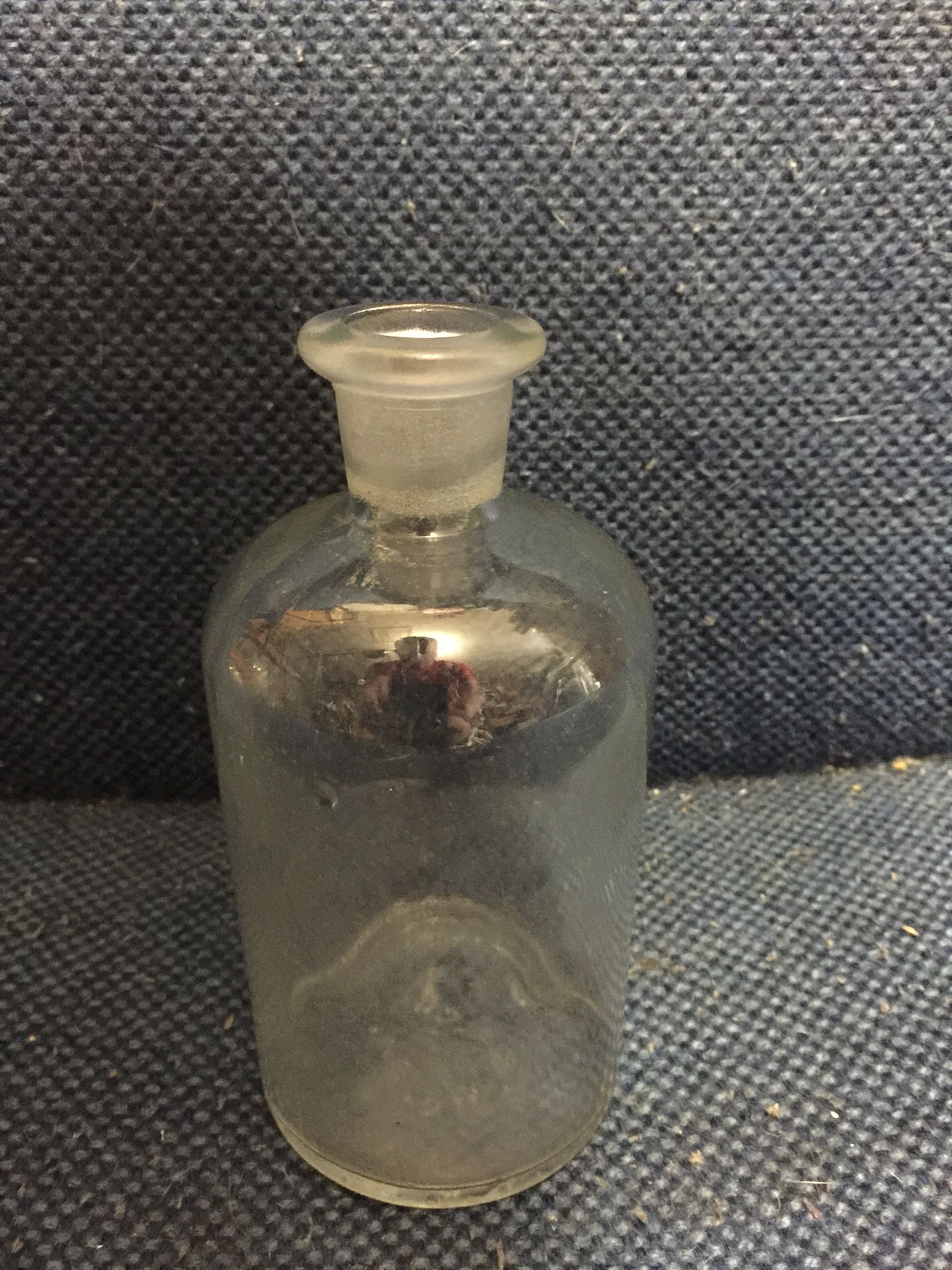Antique small glass bottle
