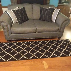Gray Love Seat