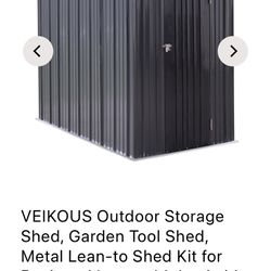 NEW, Outdoor Metal Shed, VEIKOUS, Storage 