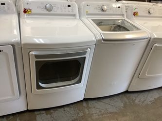 Lg washer with Agitator and dryer gas set