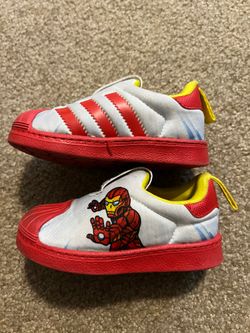 SALE! $15! Adidas Marvel x Superstar 360 'Iron Man' FX4883 Toddler 5.5K for  Sale in Belle Isle, FL - OfferUp