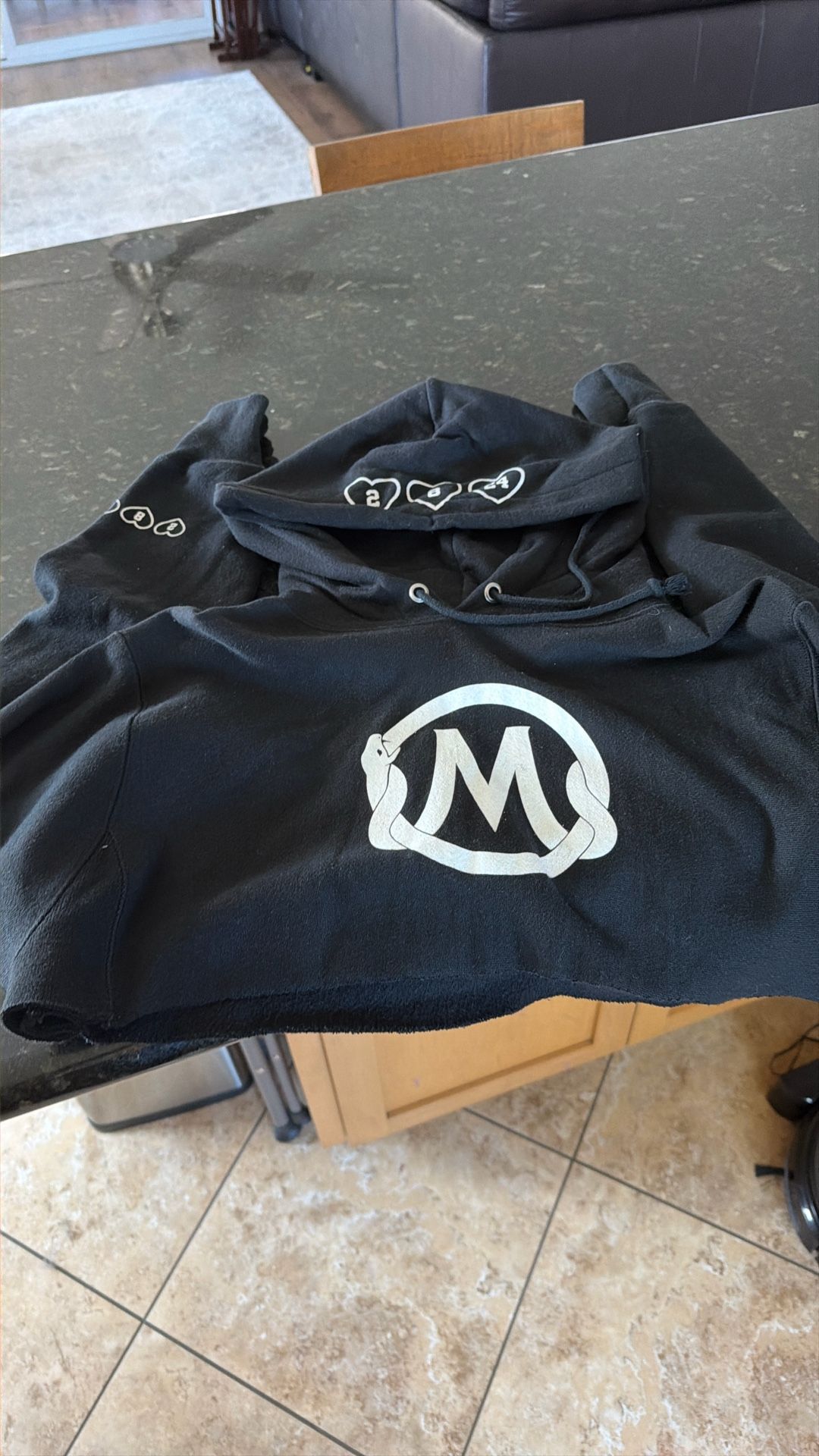 Mambacita Cropped Hoodie Small