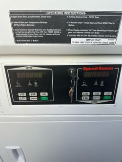 Dryer coins gas
