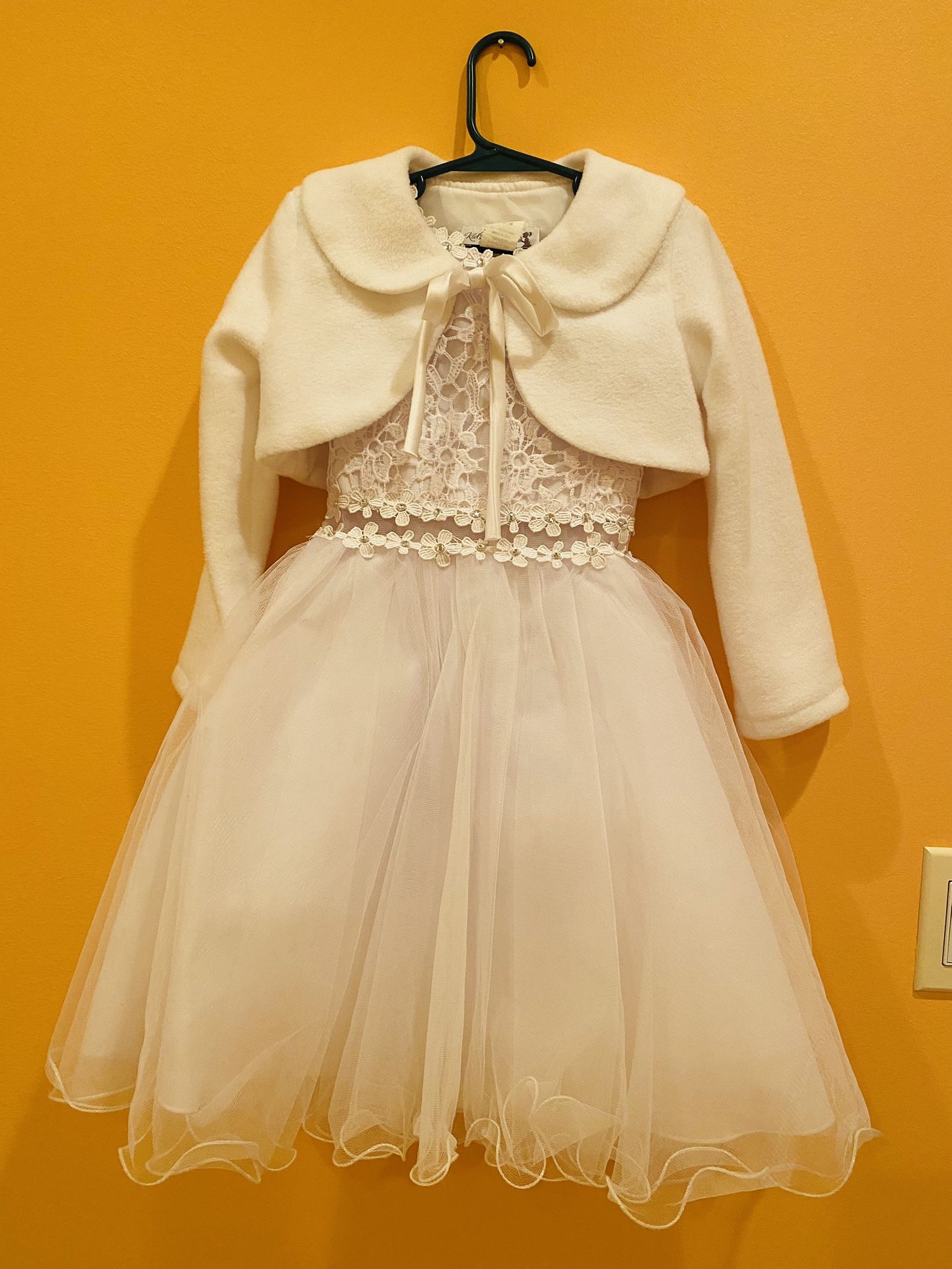 Flower Girl Dress With Bolero